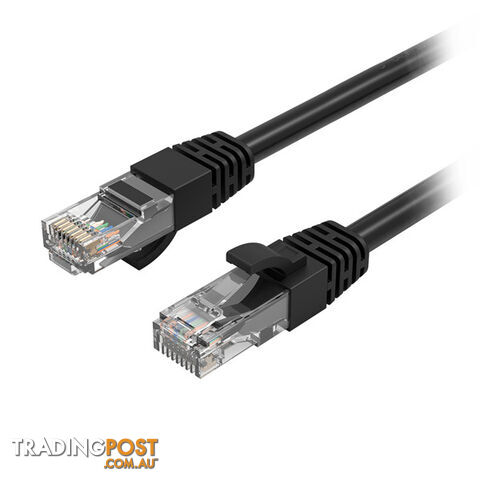 Cruxtec RC6-005-BK 50cm 26AWG OFC(Oxygen Free Copper) CAT6 Network Cable - Cruxtec - 0787303419615 - RC6-005-BK