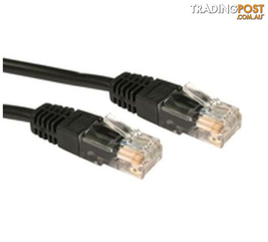 AKY CB-CAT6A-1BK Cat6A Gigabit Network Patch Lead Cable 1M Black - AKY - 707959755127 - CB-CAT6A-1BK
