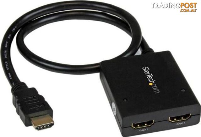 StarTech ST122HD4KU 4K HDMI 2-Port Video Splitter - 4K 30Hz - StarTech -...