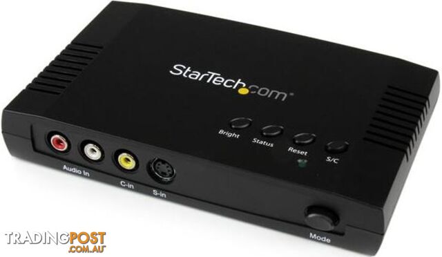 StarTech COMP2VGA COMPOSITE S-VIDEO To VGA Video Converter - StarTech -...