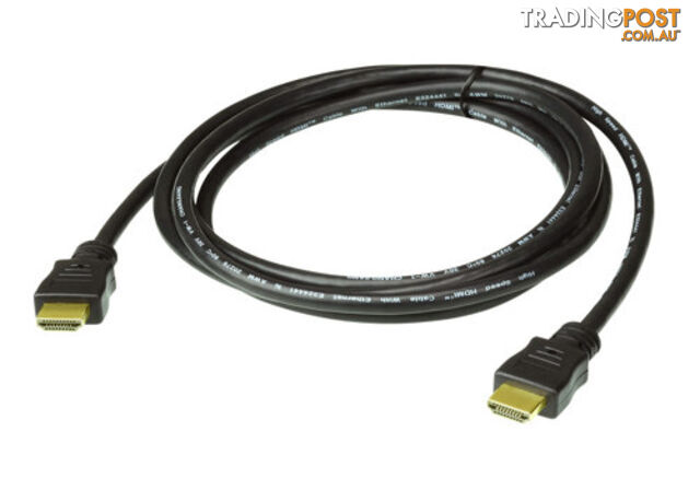 Aten 2L-7D10H 10M High Speed HDMI Cable with Ethernet. Support 4K UHD DCI up to 4096 x 2160 @ 30Hz - Aten - 4719264641084 - 2L-7D10H