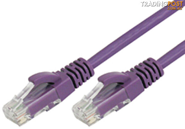 Comsol UTP-01-6B-PUR 1M RJ45 Cat 6 Patch Cable - Purple - Comsol - 9332902009708 - UTP-01-6B-PUR