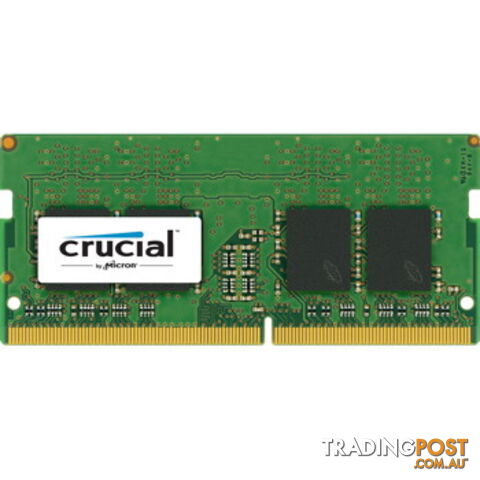 Crucial 16GB CT16G4SFD824A DDR4 2400 SODIMM 1.2V CL17 Single Stick - Crucial - 649528773401 - CT16G4SFD824A