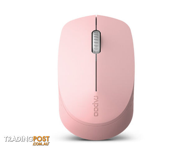 Rapoo M100 Pink M100 2.4Ghz Bluetooth Wireless Mouse Pink 1300dpi - Rapoo - 6940056181831 - M100 Pink