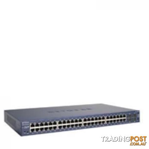 Netgear ProSafe GS748T-500AJS 48 Port Gigabit Smart Switch - Netgear - 606449036947 - GS748T-500AJS