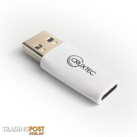 Cruxtec ATC5G-WH USB 3.0 USB-A Male to USB-C Female Adapter - Cruxtec - 787303420376 - ATC5G-WH