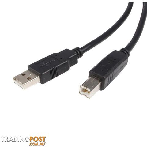 StarTech USB2HAB10 10 ft USB 2.0 Certified A to B Cable M/M - StarTech -...