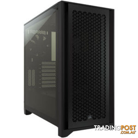 Corsair CC-9011200-WW 4000D Airflow Tempered Glass Mid Tower Case - Corsair - 0840006621904 - CC-9011200-WW