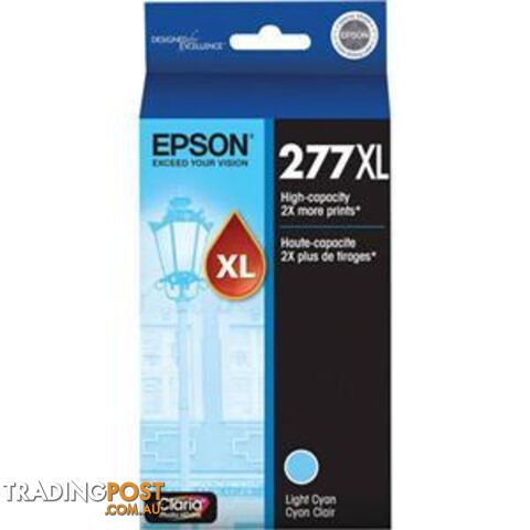 Epson 277XL Claria Photo HD Light Cyan High Capacity C13T278592 for XP-850 - Epson - 9314020612480 - C13T278592