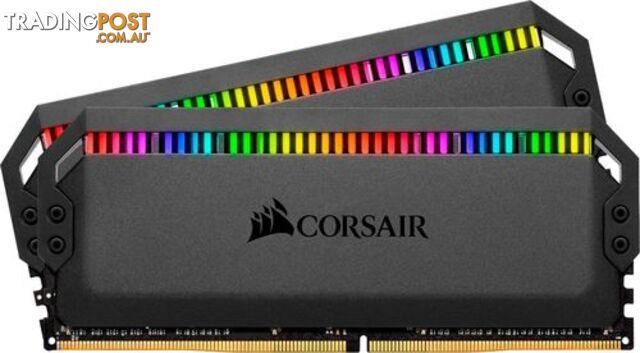 Corsair CMT16GX4M2D3600C18 DDR4 3600MHz 16GB 2x8GB DIMM XMP 2.0 DOMINATOR PLATINUM RGB Black - Corsair - 0840006641742 - CMT16GX4M2D3600C18