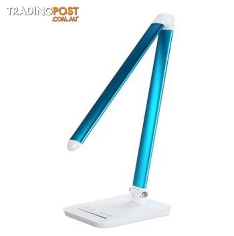 9W Dimmable LED Desk Lamp Blue With USB Por LED-586B - Generic - LED-586B