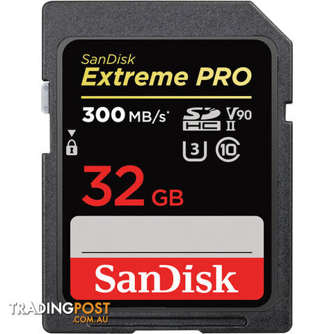 SanDisk SDSDXDK-032G-GN4IN Extreme PRO SDHC UHS-II 32GB - Sandisk - 0619659186586 - SDSDXDK-032G-GN4IN