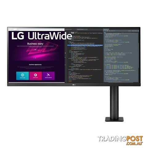 LG 34WN780-B 34" UltraWide 21:9 Ergo UWQHD IPS HDR FreeSync Monitor - LG - 195174002919 - 34WN780-B