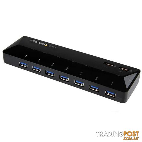 StarTech ST93007U2C 7-PT USB 3.0 HUB + 2X 2.4A CHARGE PORTS - StarTech - 065030861717 - ST93007U2C