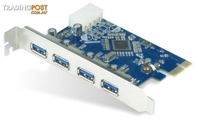 Astrotek CBAT-U3PCICARD USB 3.0 4 Port PCIe Add-on Card - Alogic - 9320301002321 - CBAT-U3PCICARD
