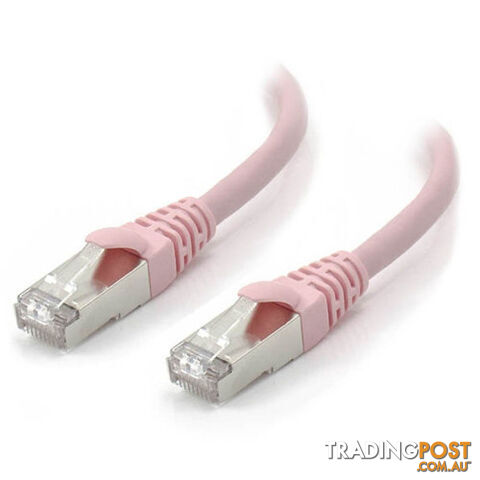 Alogic C6A-05-PINK-SH 5m Pink 10GbE Shielded CAT6A LSZH Network Cable - Alogic -...