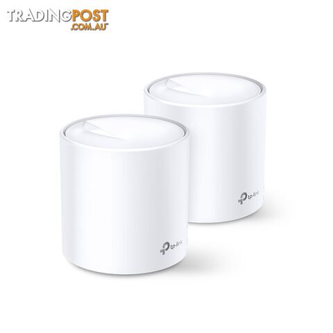 TP-Link Deco X60(2-PACK) Deco X60 Plus 2-Pack AX3000 Smart Home Mesh Wifi, 3Yr - TP-Link - 6935364085599 - DECO X60(2-pack)