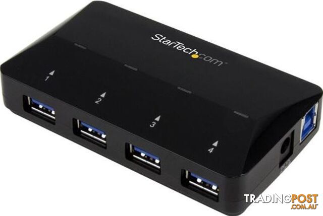 StarTech ST53004U1C 4-Port USB 3.0 Hub plus 2.4A Charge Port - StarTech - 065030861700 - ST53004U1C