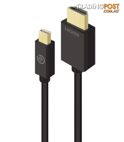 Alogic MDP-HD4K-02-MM 2m Mini DisplayPort to HDMI Cable with 4K Support Male to...