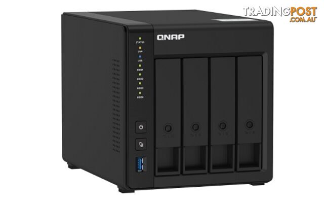 Qnap TS-451D2-4G 4 BAY NAS(NO DISK) CEL-J4025 4GB GbE(2) USB 3.2(4) HDMI(1) 2YR WTY - QNAP - 4713213518342 - TS-451D2-4G