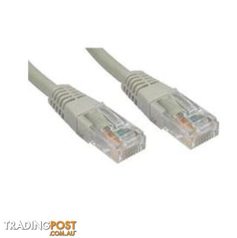 AKY CB-CAT6A-10GRY Cat6A Gigabit Network Patch Lead Cable 10M Grey - AKY - 0707959754786 - CB-CAT6A-10GRY