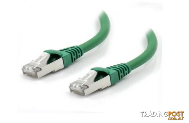 Alogic C6A-0.3-Green-SH 0.3m Green 10G Shielded CAT6A LSZH Network Cable - Alogic - 9350784010926 - C6A-0.3-Green-SH