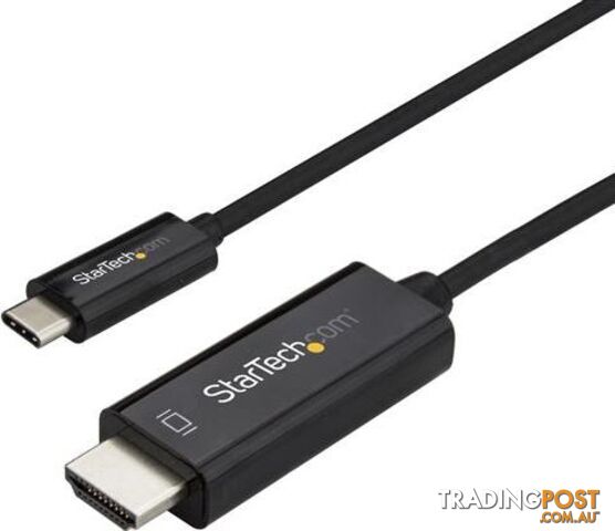 StarTech CDP2HD1MBNL 1m Cable USB C to HDMI 4K60Hz - Black - StarTech -...