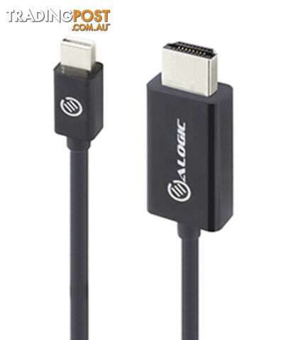 Alogic ELMDPHD-02 Elements 2m Mini Display to HDMI Cable - Male to Male - Alogic...