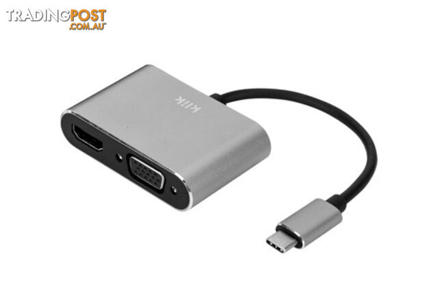 Klik KCHVAD USB-C to HDMI and VGA Adapter - Klik - 9332902020383 - KCHVAD