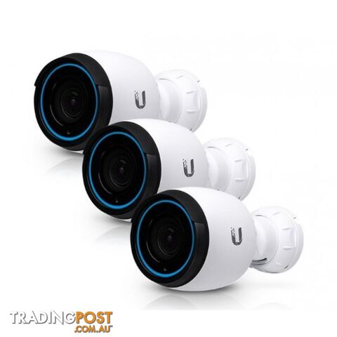 Ubiquiti UVC-G4-PRO-3 UniFi Video Camera Infrared IR 4K Video - 3 Pack - Ubiquiti - 817882028875 - UVC-G4-PRO-3