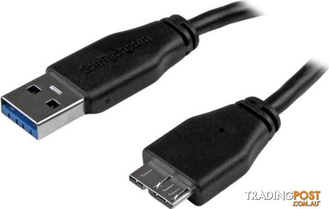StarTech USB3AUB2MS 2m 6ft Slim USB 3.0 Micro B Cable - StarTech - 065030856348...