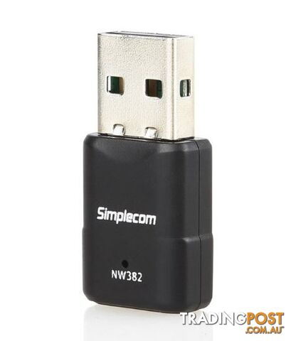 Simplecom NW382 Mini Wireless N USB WiFi Adapter - Simplecom - 9350414000761 - NW382