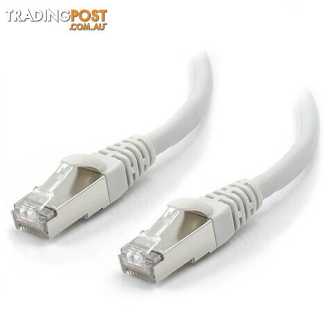 Alogic C6A-0.5-Grey-SH 0.5m Grey 10G Shielded CAT6A Network Cable - Alogic - 9350784003713 - C6A-0.5-Grey-SH