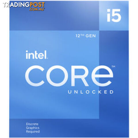 Intel BX8071512600KF  Core i5-12600KF LGA 1700 Unlocked Processor - Intel - 735858499118 - BX8071512600KF