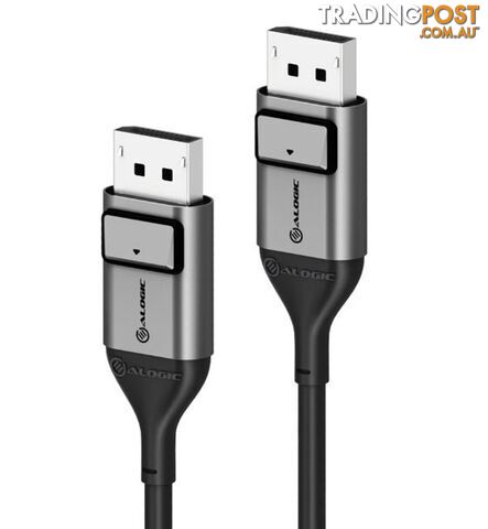 Alogic ULDP01-SGR Ultra 8K DisplayPort to DisplayPort cable V1.4 1m Space Grey -...