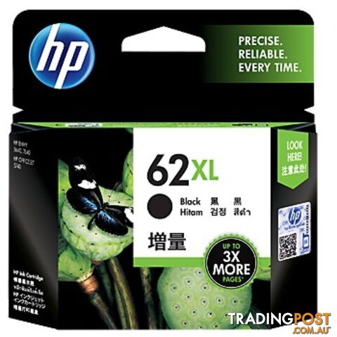 HP C2P05AA 62XL Black Ink Cartridge - HP - 888182787793 - C2P05AA