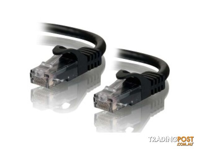 Alogic C6-0.3-Black 0.3m Black Network Cable - Alogic - 9319866000200 - C6-0.3-Black