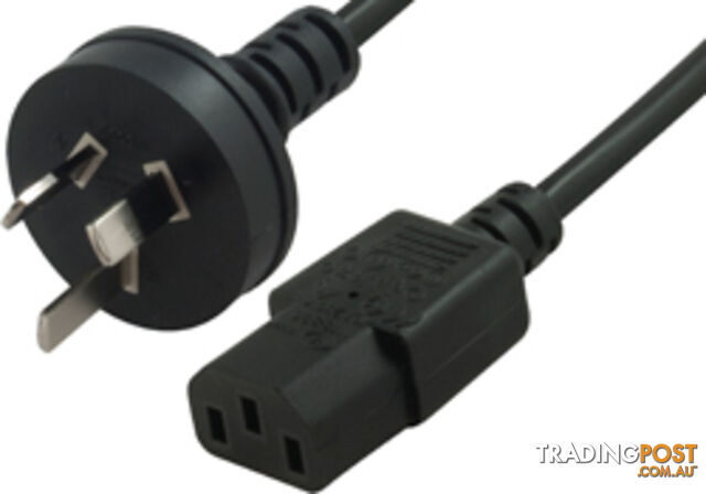 Comsol IEC-3P-.5 0.5M PC to Mains Outlet Power Cable 3PIN AUS(M) - IEC-C13 -...