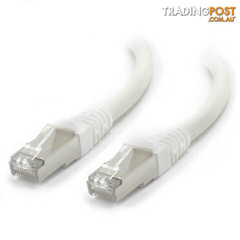 Alogic C6A-02-White-SH 2m White 10GbE Shielded CAT6A LSZH Network Cable - Alogic...