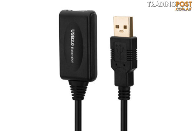 Klik KU2AE05 5m USB 2.0 Active Extension Cable A male to A Female - Comsol -...