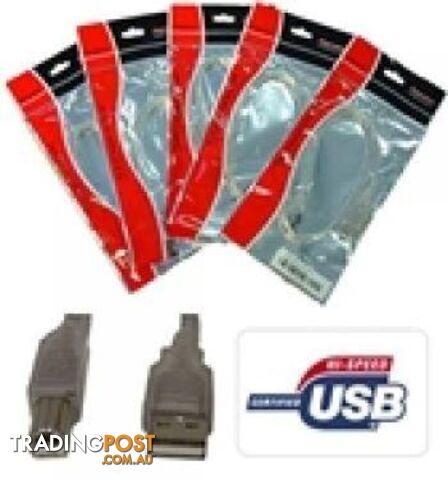 USB2.0 A-B 5M Printer Cable UC-2005AB - Generic - 9341756008959 - UC-2005AB