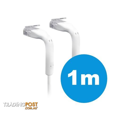 Ubiquiti UniFi Patch Lead 1m with both end bendable RJ45 White...