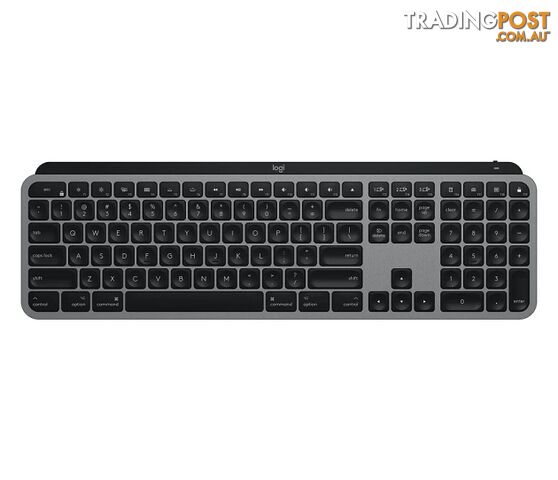 Logitech 920-009560 MX KEYS Advanced Keyboard For MAC, Unifying Receiver Or Bt, Space Gray, 1YR WTY - Logitech - 097855158659 - 920-009560