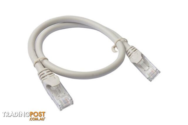 8ware PL6A-0.25WH Cat 6a UTP Ethernet Cable, Snagless - White 0.25M - 8ware - 9341756016220 - PL6A-0.25WH