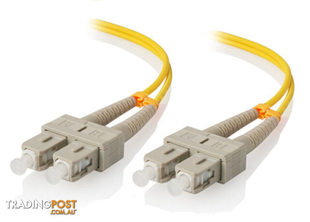 Alogic SCSC-02-OS2 2m SC-SC Single Mode Duplex LSZH Fibre Cable 09/125 OS2 - Alogic - 9350784006479 - SCSC-02-OS2