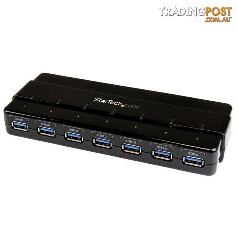 StarTech ST7300USB3B 7 Port SuperSpeed USB 3.0 Hub w/ Adapter - StarTech - 065030855594 - ST7300USB3B