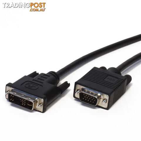 Alogic DVI-I-VGA-02-MM 2m DVI-I to VGA Video Cable Male to Male - Alogic -...