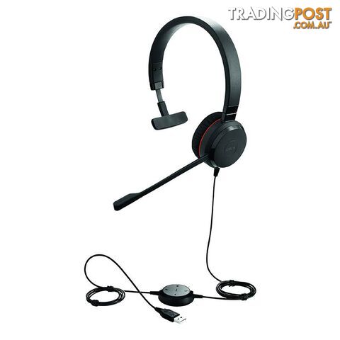 Jabra 4993-829-409 Evolve 20 UC Mono SE Headset - Jabra - 70648701843 - 4993-829-409