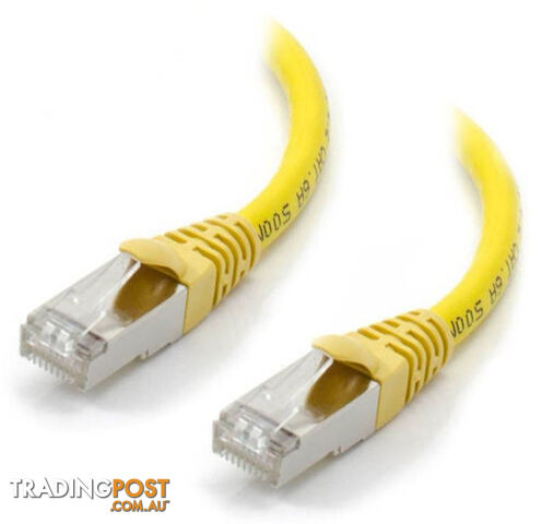 Alogic C6A-03-Yellow-SH 3m Yellow 10G Shielded CAT6A LSZH Network Cable - Alogic - 9350784005717 - C6A-03-Yellow-SH