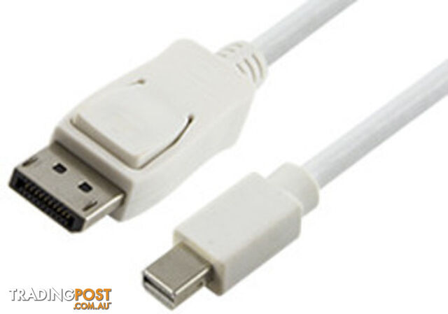 Comsol MD-DP-030 3mtr Mini DisplayPort Male to DisplayPort Male Cable - Comsol -...